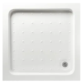Cada dus Fibrocom Mercur, acril, patrata, 90 x 90 x 24 cm
