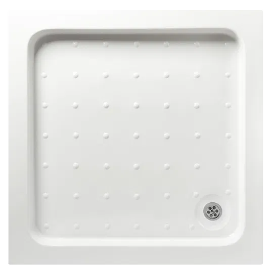 Cada dus Fibrocom Mercur, acril, patrata, 90 x 90 x 24 cm
