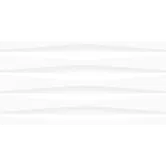 Faianta baie / bucatarie Snow Stripes, alb, lucios, uni, 60 x 30 cm