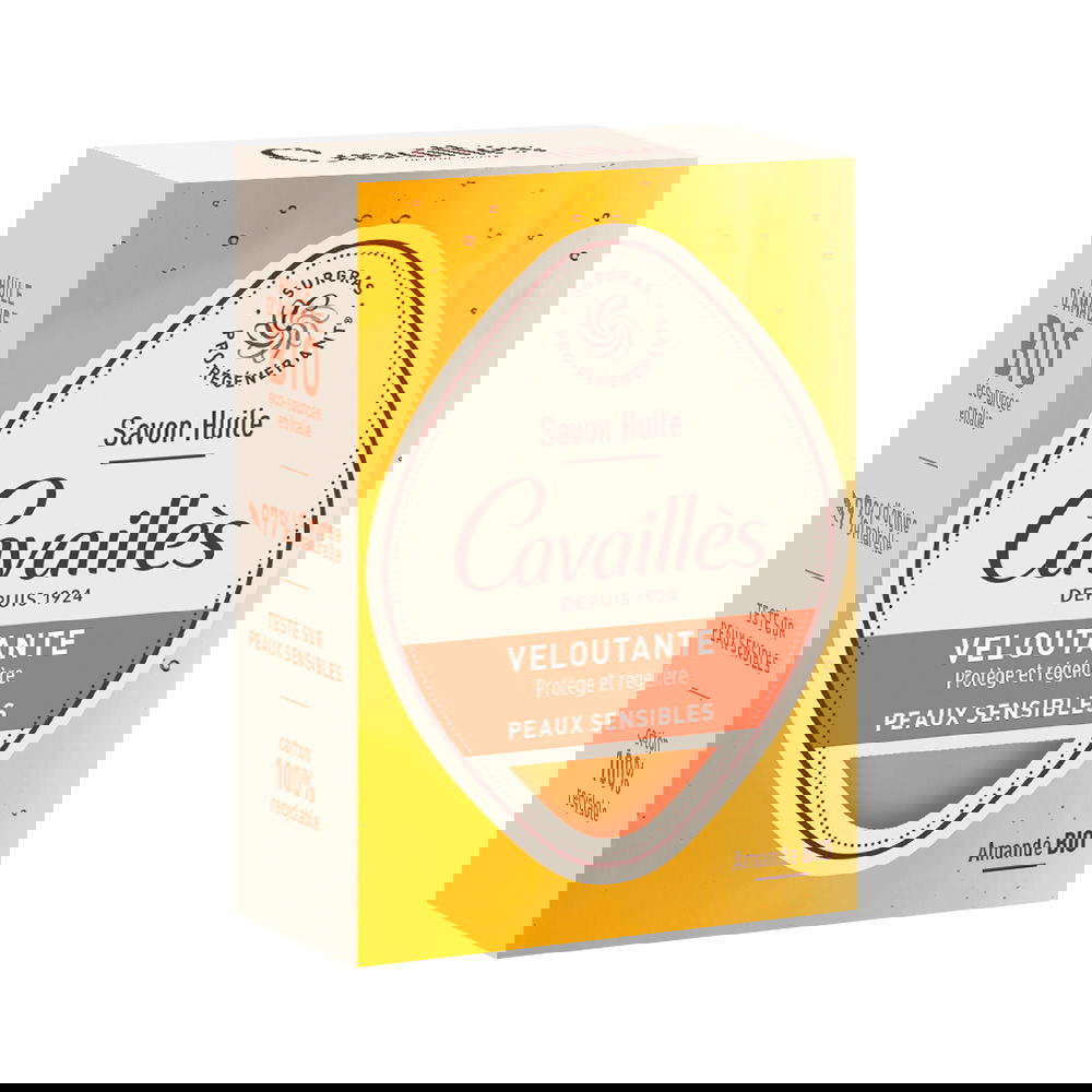 Sapun catifelant cu migdale bio, 100g, Cavailles