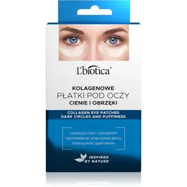 L’biotica Masks Masca de colagen pentru ochi împotriva ridurilor și a cearcănelor întunecate 3 x 2 buc