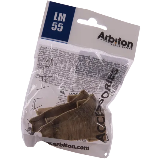Set colt interior plinta Arbiton LM 55, stejar Belfort, PVC, 55 x 26 mm, 2 bucati/set