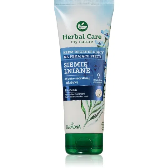 Farmona Herbal Care Flax Seed crema pentru calcaie crapate (10% Urea) 100 ml