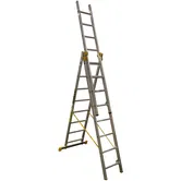 Scara Forte Alverosal, 3 tronsoane, 3 x 8 trepte