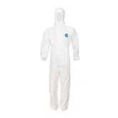 Combinezon de protectie chimica Tyvek, polietilena, antistatic, alb, marimea 3XL