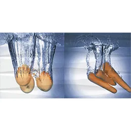 Faianta decorativa Cielo Stripes Kitchen, finisaj lucios, multicolor, structura iesita in relief, 60 x 30 cm