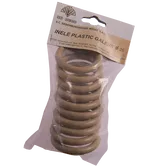 Inele galerie din PVC, bej, pentru diametru de 28 mm, 10 buc