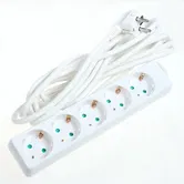 Prelungitor cu 5 prize Schuko, Cablu 3 x 1,5 mm si lungime de 5 m