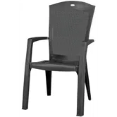 Scaun pentru gradina Keter Minnesota, plastic, 61 x 65 x 99 cm, gri antracit