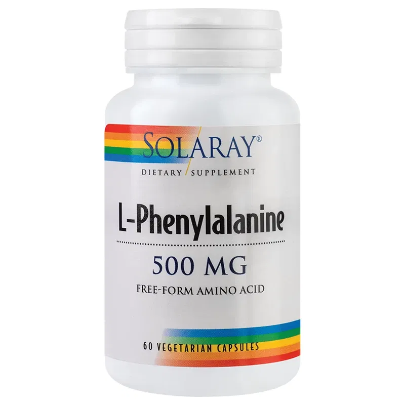 L-Phenylalanine 500mg 60 caps veg - Solaray - Secom