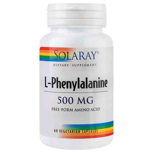 L-Phenylalanine 500mg 60 caps veg - Solaray - Secom