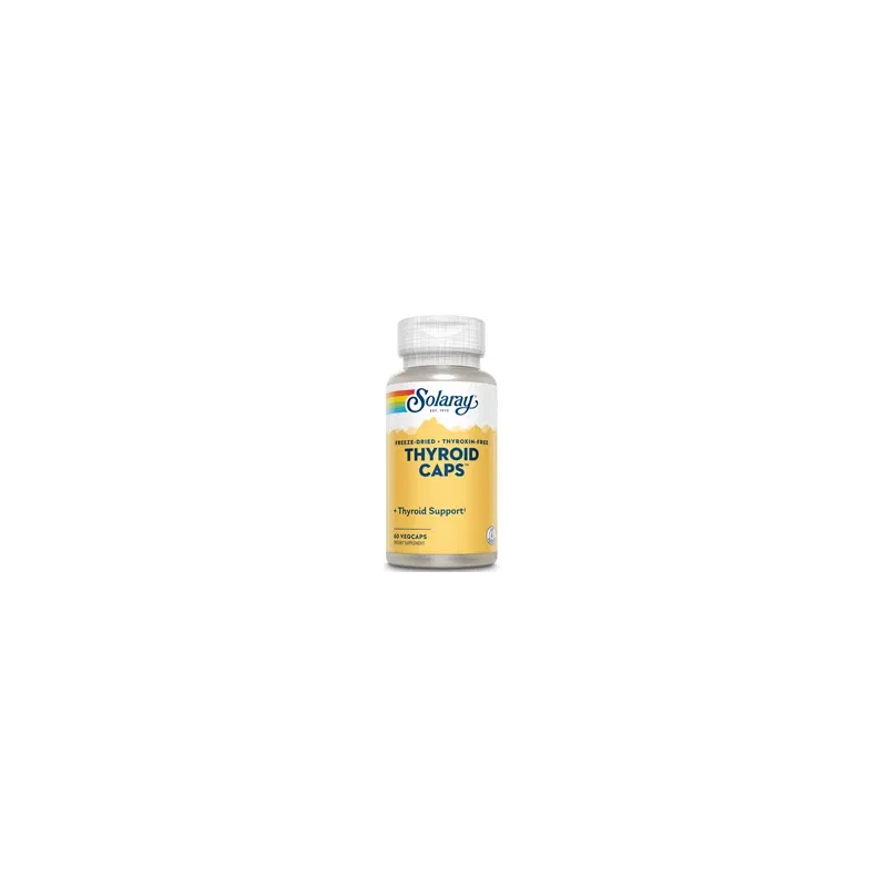 Thyroid Caps 60tb - Solaray - Secom