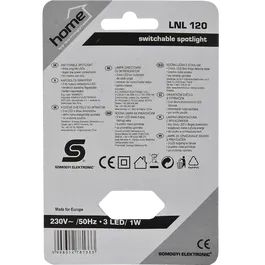 Lumina directoare Home, cu comutator, 3 LED-uri