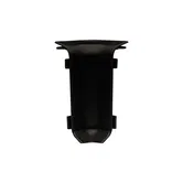 Set colt interior plinta parchet Set, gri inchis/negru, PVC, 52 x 22.5 mm, 4 bucati/set