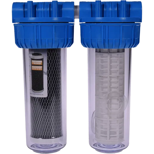 Filtru de apa, carbune activ + sita, 10 cu 1/2 in linie
