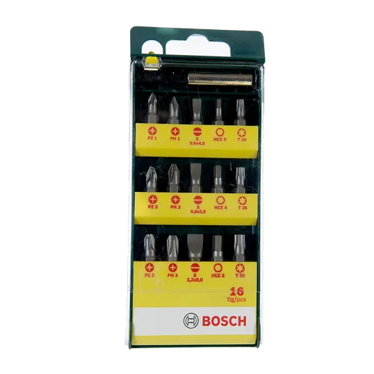 Set capete surubelnite Bosch 2607019453, 16 piese