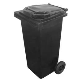 Pubela cu rotile Napochim, negru 120 l