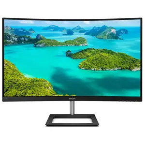 Monitor VA LED Philips 31.5" 328E1CA/00, UHD (3840 x 2160), HDMI, DisplayPort, Ecran curbat, Boxe (Negru)