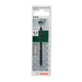 Burghiu Bosch HSS-R DIN 338, mandrina standard, pentru metal, 4,5 mm