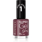 Rimmel Super Gel By Kate gel de unghii fara utilizarea UV sau lampa LED culoare 054 Trust You 12 ml