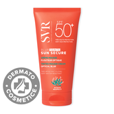 Crema spuma nunantatoare pentru protectie solara SPF 50+ Beige Rose Sun Secure Blur Teinte, 50ml, SVR