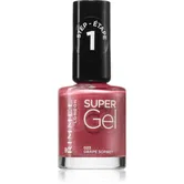 Rimmel Super Gel gel de unghii fara utilizarea UV sau lampa LED culoare 023 Grape Sorbet 12 ml
