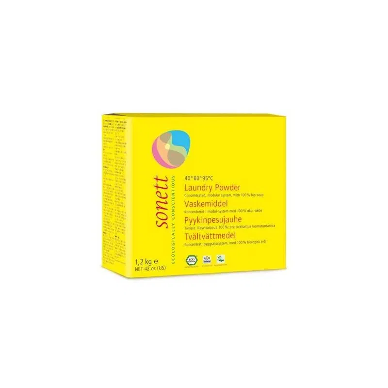 Detergent ecologic praf pt. rufe 1.2 kg - Sonett