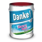 Email Danke uscare rapida, pentru metal, lemn, zidarie, exterior/interior, gri luminos, lucios, 4 l