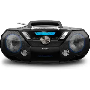 Sistem Audio Philips AZB798T/12, 12 W RMS, CD/MP3 Player, Bluetooth, USB (Negru)