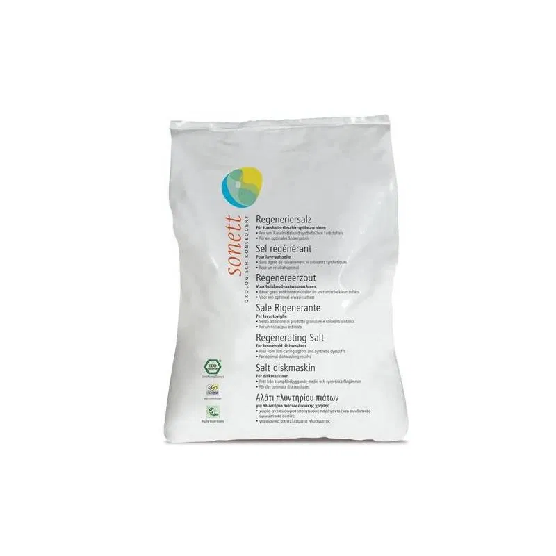 Sare regeneranta ecologica pt. masina de spalat vase, 2kg - Sonett