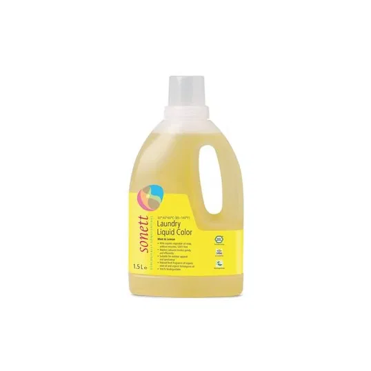 Detergent ecologic lichid pt. rufe colorate 1.5L - Sonett