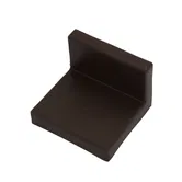 Coltar pentru mobila + capac maro, 2 buc