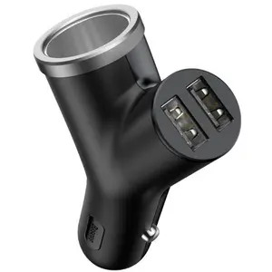 Incarcator Auto Baseus CCALL-YX01 Splitter, 2 x USB, 3.4A (Negru)