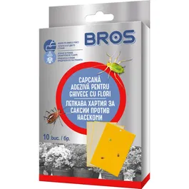 Hartie adeziva pentru ghivece cu flori Bros, 10 bucati