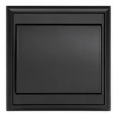 Intrerupator Luna, plastic, incastrat, negru