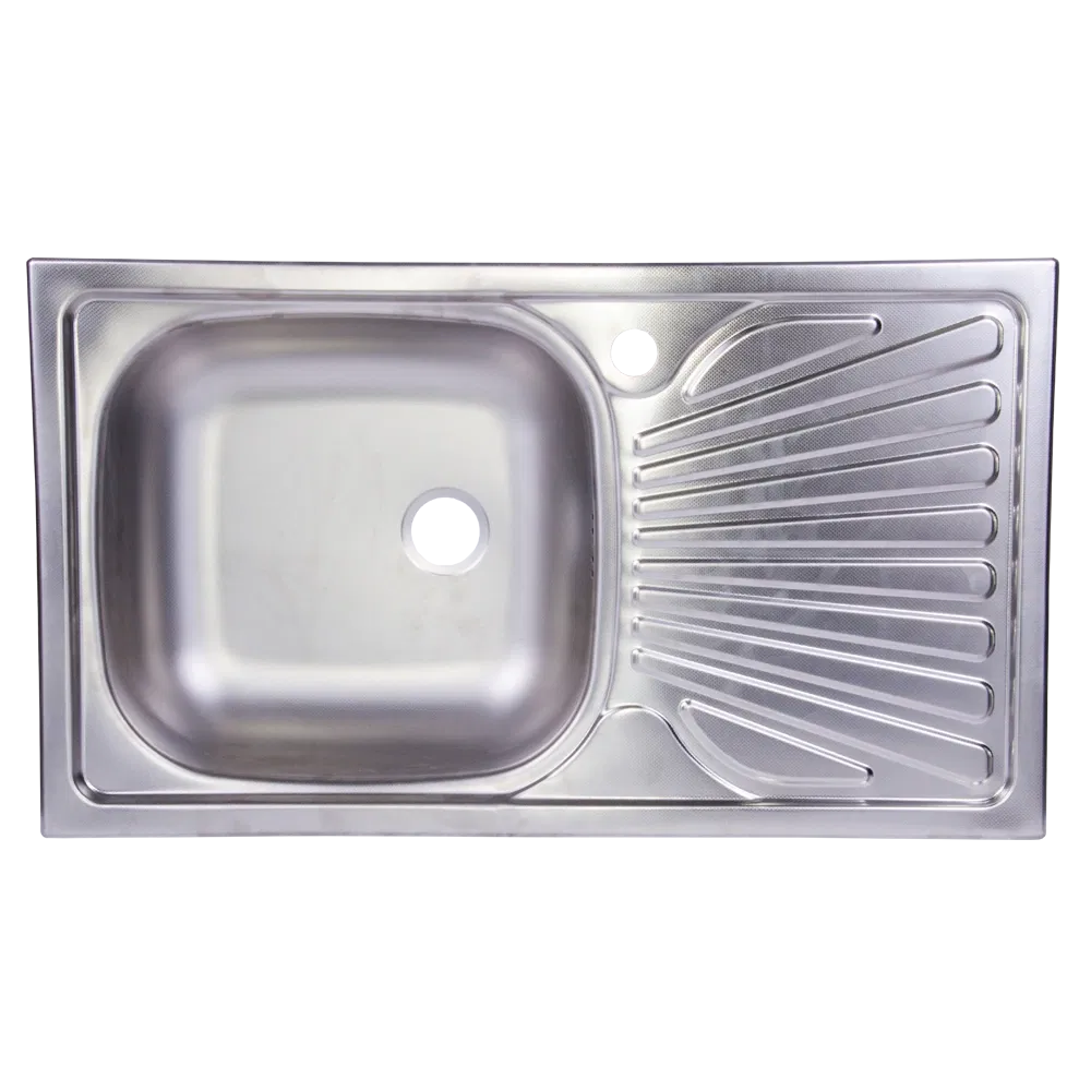 Chiuveta bucatarie 1601 Doruq, inox, 1 cuva stanga, 500 x 800 mm