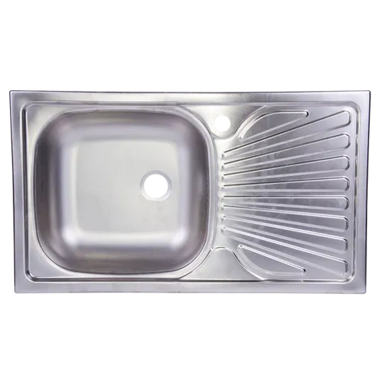 Chiuveta bucatarie 1601 Doruq, inox, 1 cuva stanga, 500 x 800 mm