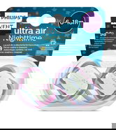 Suzete fosforescente Ultra Air SCF376/14 pentru 6-18 luni Rosu/Albastru, 2 bucati, Philips Avent