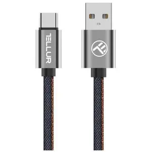 Cablu de date Tellur TLL155381 USB Type-C, 1m (Albastru)