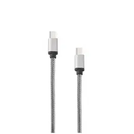 Cablu de date Lemontti LEMCTYPECGR Type-C - Type-C, 1.5m (Gri)