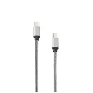 Cablu de date Lemontti LEMCTYPECGR Type-C - Type-C, 1.5m (Gri)