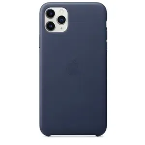 Protectie Spate Apple mx0g2zm/a pentru Apple iPhone 11 Pro Max, Piele naturala (Albastru)