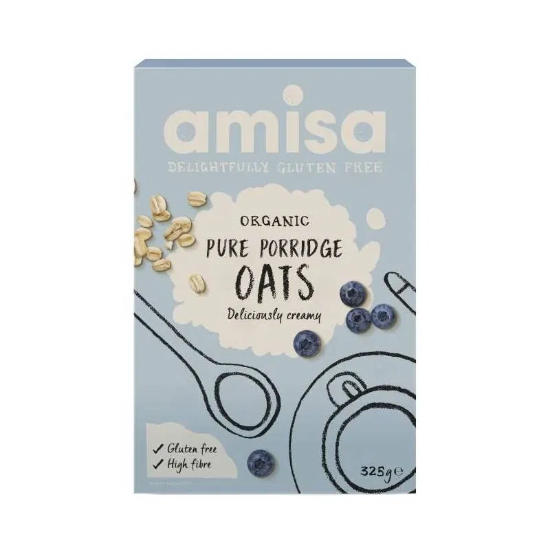 Porridge din ovaz fara gluten eco-bio 325g - Amisa