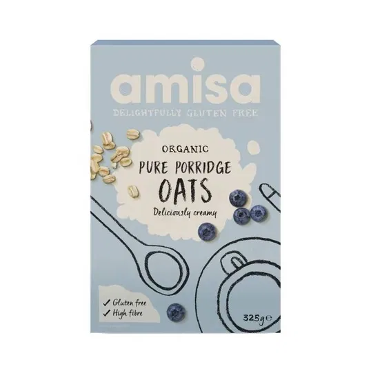 Porridge din ovaz fara gluten eco-bio 325g - Amisa