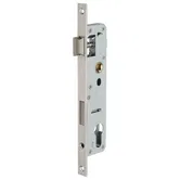 Broasca usa intrare, incastrata, cu cheie, inox, argintiu, 25 x 85 cm