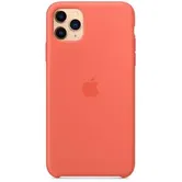 Protectie Spate Apple MX022ZM/A pentru iPhone 11 Pro Max, Silicon (Portocaliu)