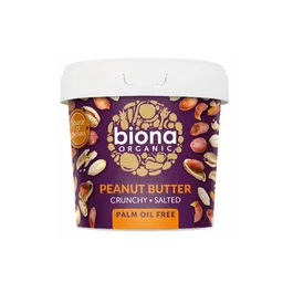 Unt de arahide crunchy eco-bio 1kg - Biona