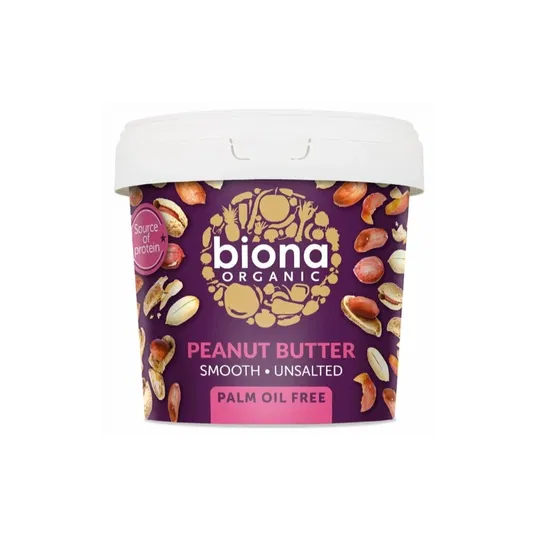 Unt de arahide smooth fara sare eco-bio 1kg - Biona
