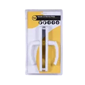 Maner pentru usi PVC, 3 puncte fixare, alb, sild 92 mm