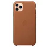 Protectie Spate Apple MX0D2ZM/A pentru Apple iPhone 11 Pro Max, Piele naturala (Maro)